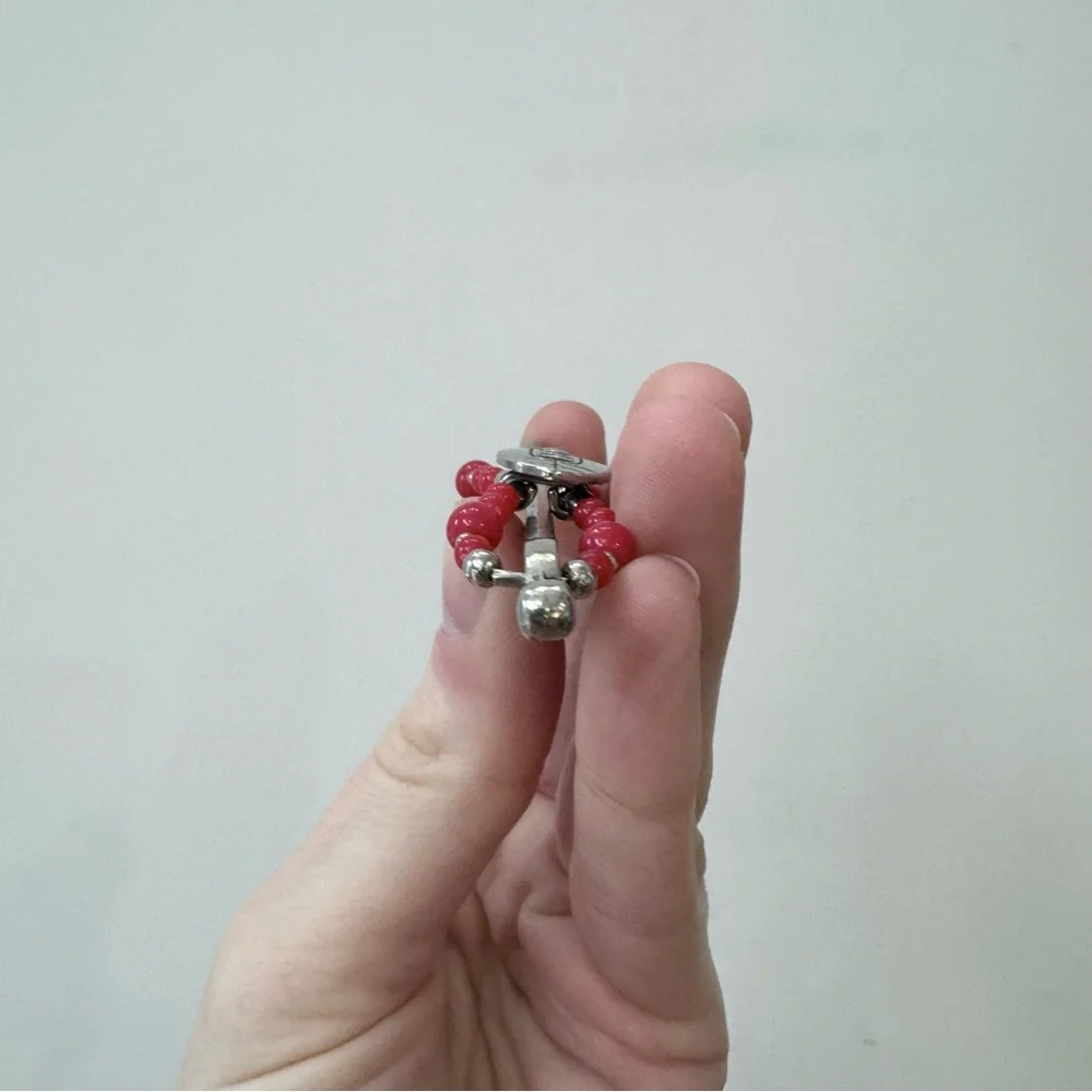 Lilla Rose Flexi Clip Red Football XS